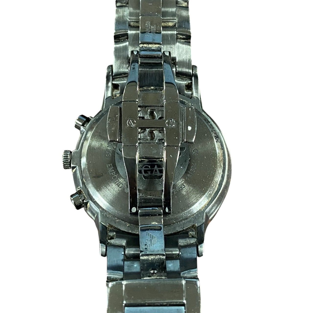 エンポリオ・アルマーニ 腕時計クロノグラフ AR2453 メタルバンド未使用品 Amazon.co.jp: エンポリオ・アルマーニ メンズ腕時計 クラシック