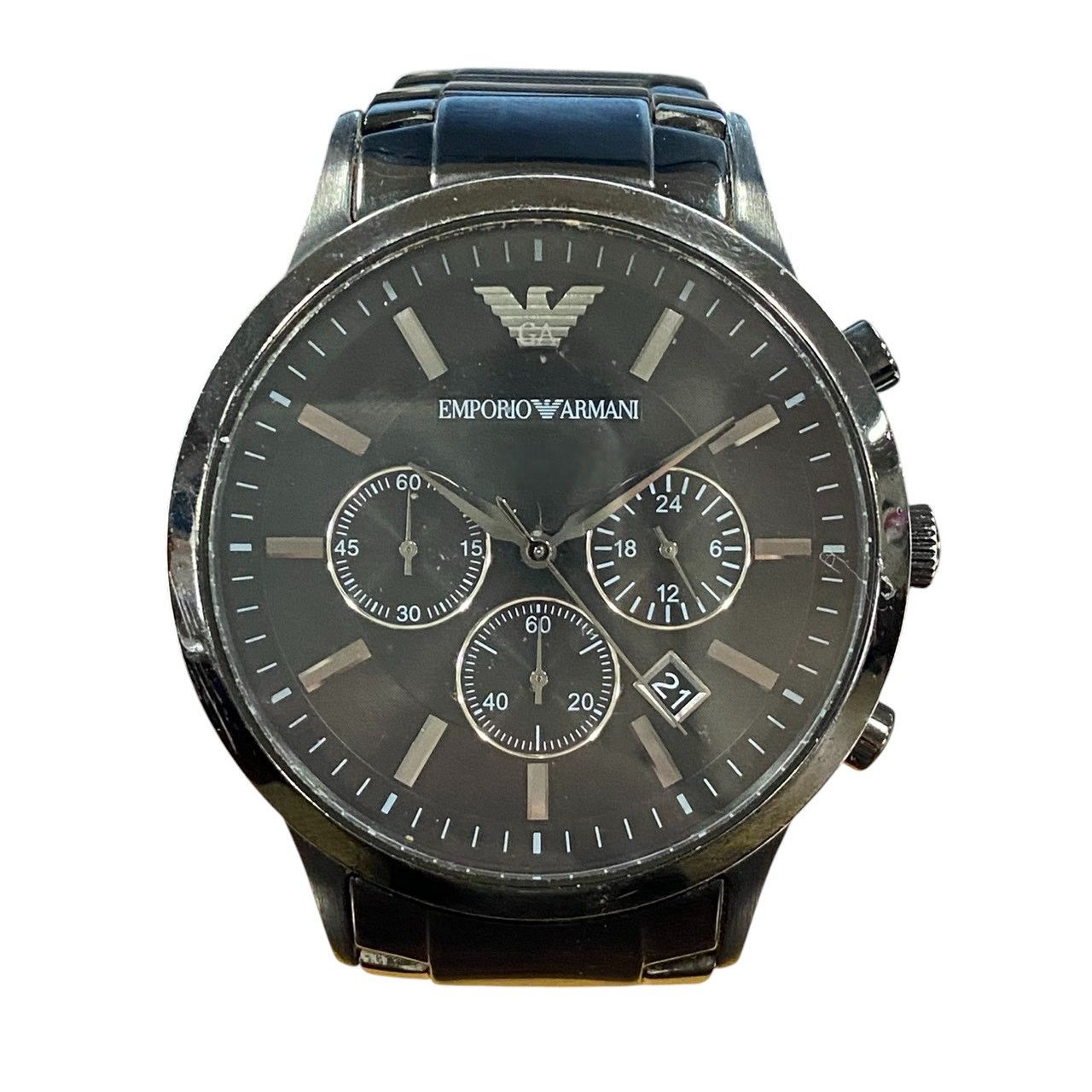 エンポリオ・アルマーニ 腕時計クロノグラフ AR2453 メタルバンド未使用品 エンポリオ・アルマーニ 腕時計クロノグラフ AR2453 メタルバンド未