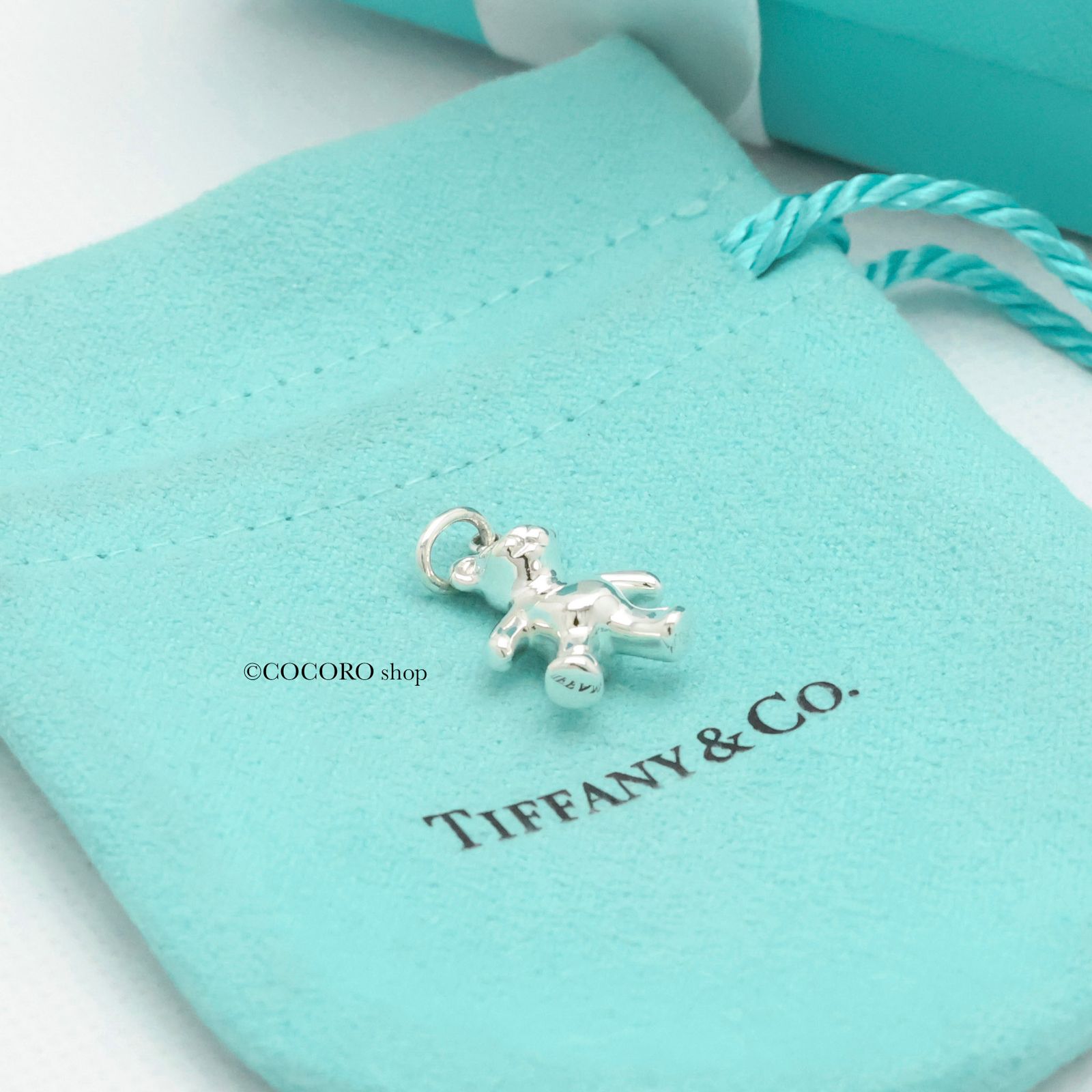美品】ティファニー TIFFANY&Co. クマ テディベア チャーム AG925