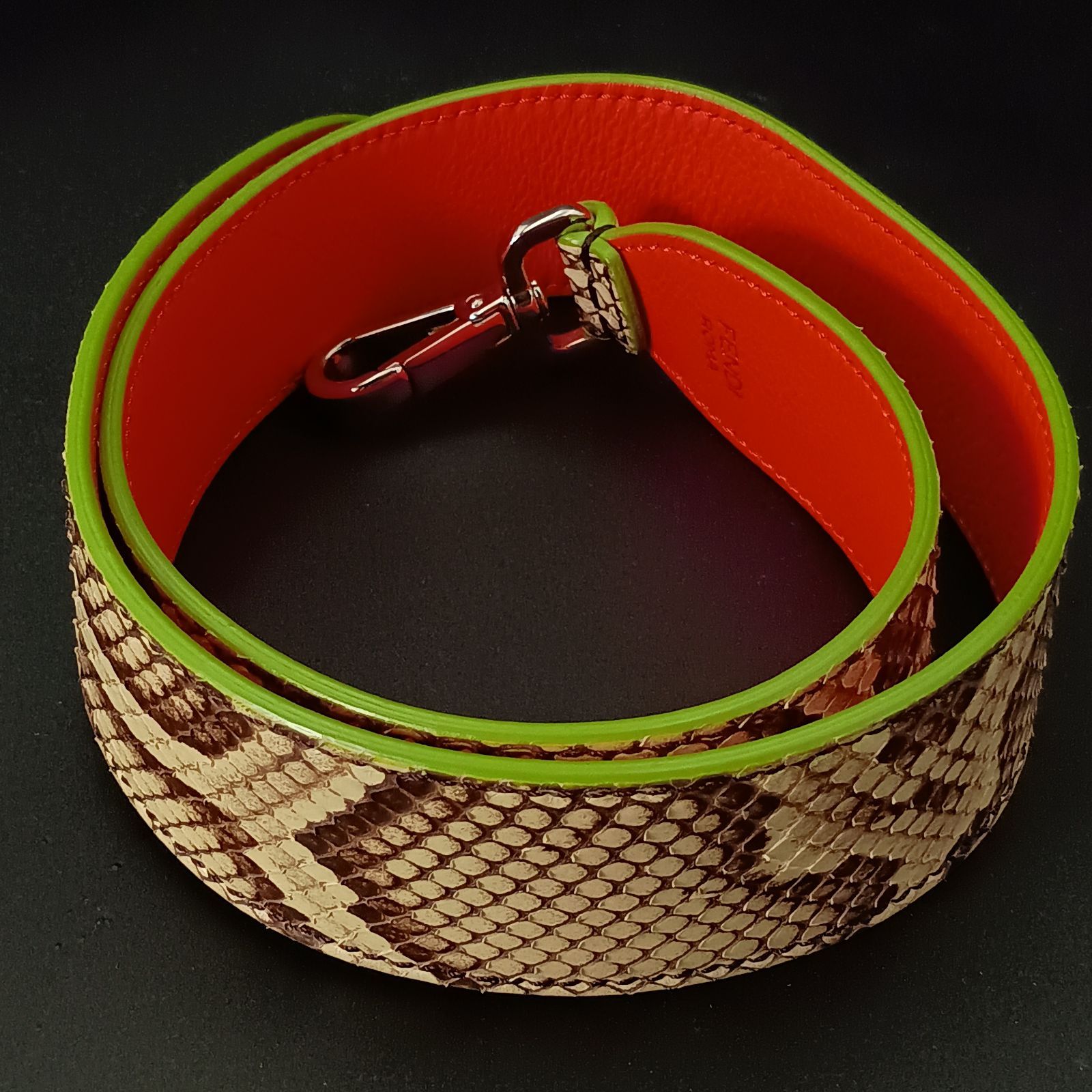 FENDI フェンディ ショルダーストラップ レディース バッグ 肩掛け 蛇