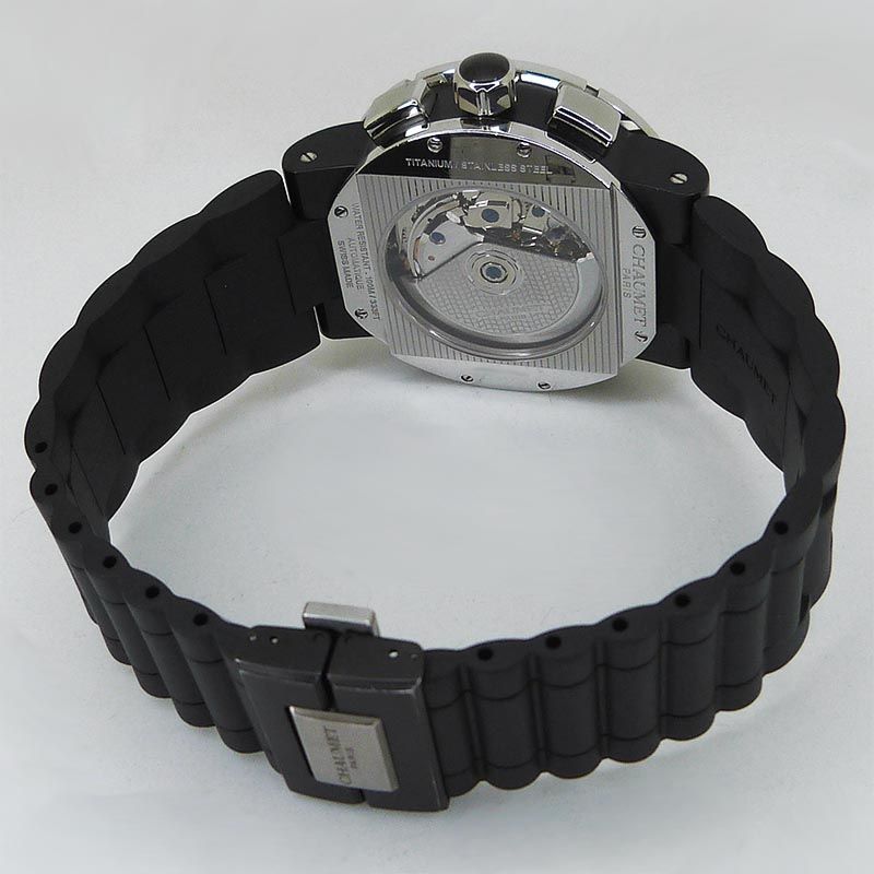  ショーメ CHAUMET W17291 45B クラスワン クロノグラフ XXL ニット 自動巻き時計 腕時計(アナログ)