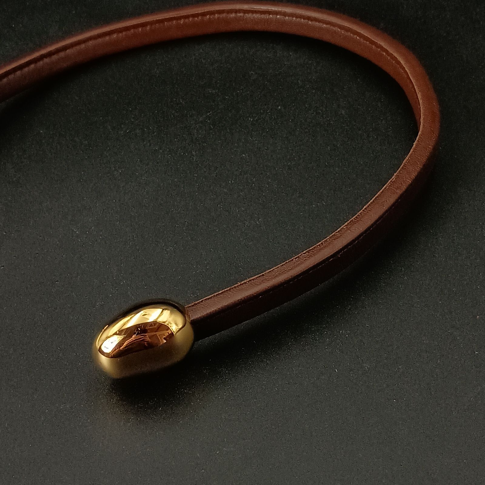 Bottega Veneta ボッテガ レザー チョーカー ネックレス レディース 