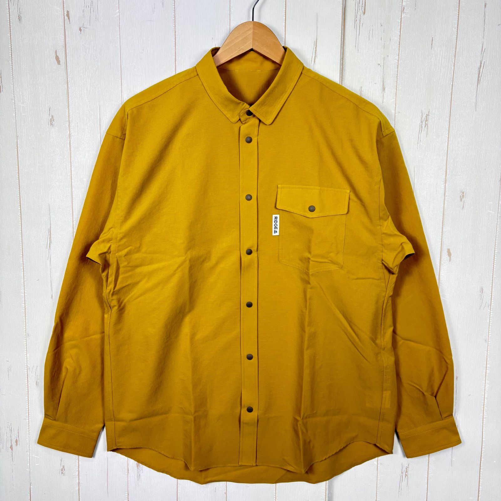 Men s XL イエロー系 Ridge Mountain Gear リッジマウンテンギア ベーシック ロングスリーブ シャツ Basic Long Sleeve Shirt Rustic Mustard z Ru