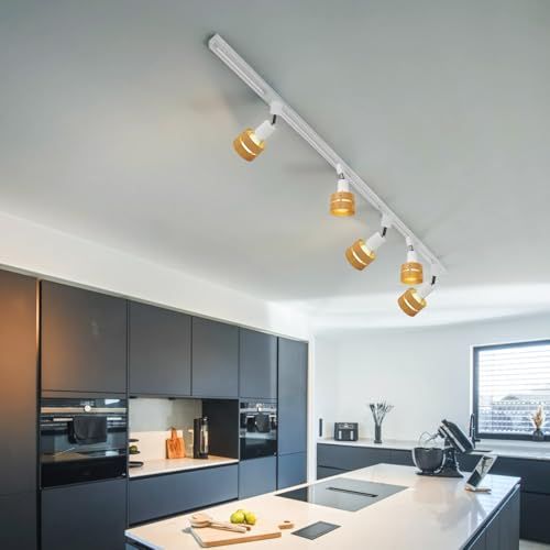  Aiwode レールライト 木の色木製の円 ダクトレール用スポットライト E 26口金 角度調節 ロック機構により脱落を防止 簡単なインストール 和風 目に優しい 節電 省スペース設計 寝室 レストラン 書斎 廊下 植物の 0 b 3 fa d 1 その他 キッチン 食器