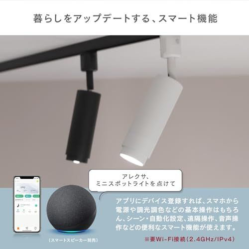 エジソンスマート Alexa対応のミニスポットライト