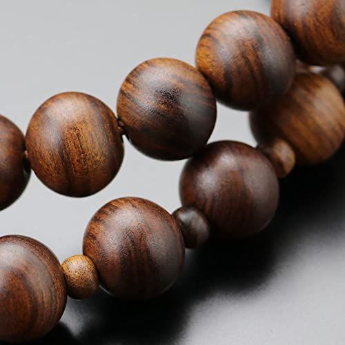  ≪ ≫念珠ドットコム 浄土宗 数珠 男性用 三万浄土 栴檀 艶消し 並環 梵天房 本式数珠 京念珠 京都 天然木 二連 木製 葬式 葬儀 法事 法要 マイ数珠 数珠袋プレゼント a 8050273 その他 キッチン 食器