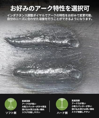  EENOUR 半自動溶接機 MIG 140 P 最大出力140 A 100 V 200 V兼用 1台3役 ノンガスMIG?被覆アーク?LIFT TIGに対応 定格使用率60％ 板厚8 mmまで ノンガス溶接機 アーク溶接機 電流?電圧?インダクタ 78 d 4 eda 6 スポンジ ドリッパー その他 キッチン 食器