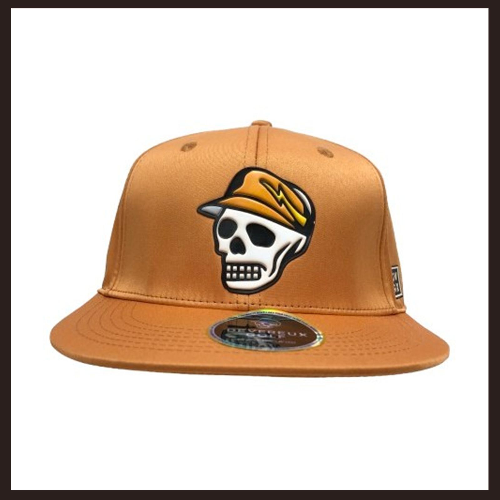 新品未使用 DEVEREUX GOLF（デヴァローゴルフ） スカルロゴ キャップ F