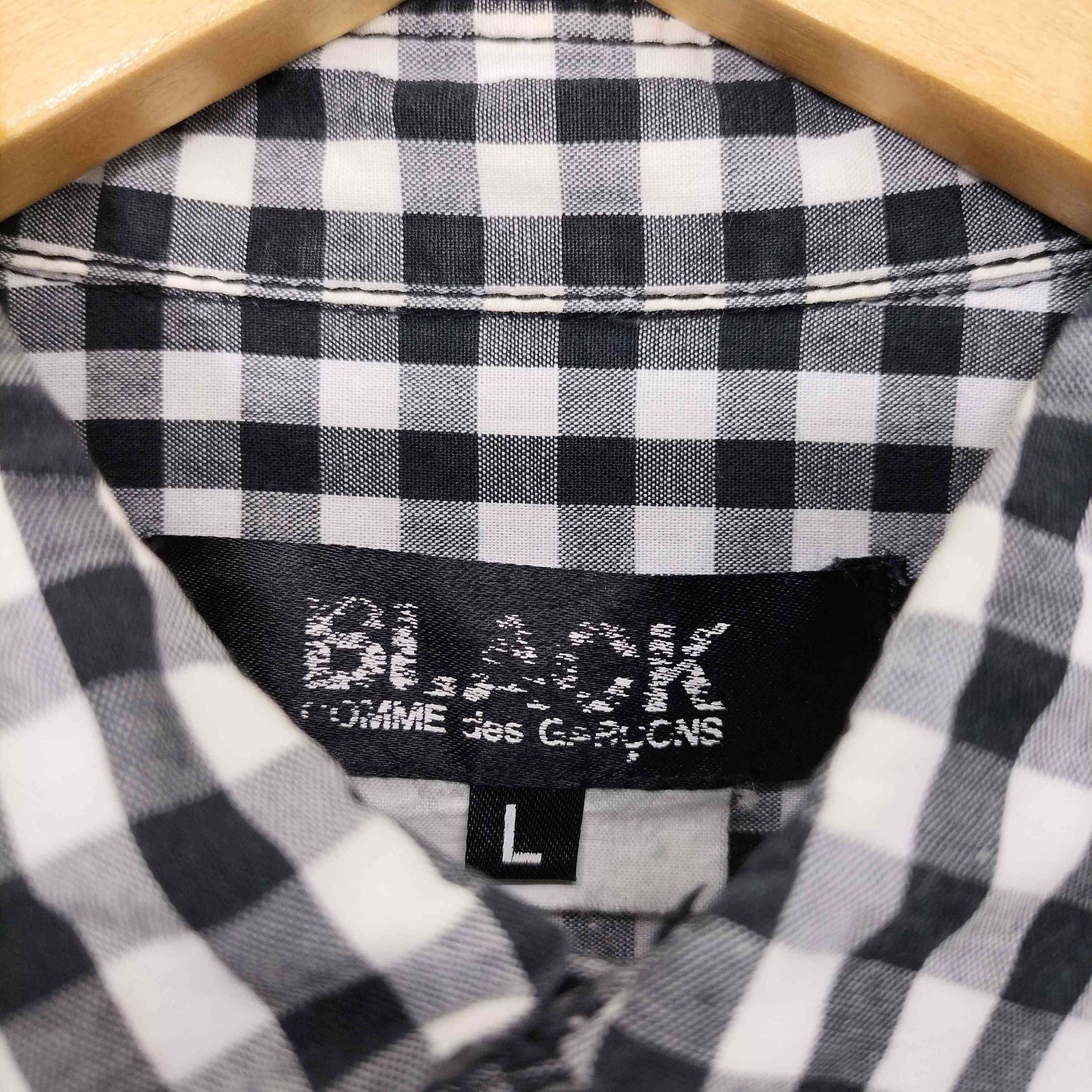 ブラックコムデギャルソン BLACK COMME des GARCONS AD2008 ギンガム