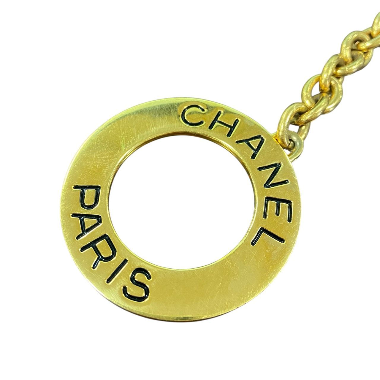 CHANEL シャネル キーリング キーホルダー 大きめ ゴールド CHANEL/シャネル キーホルダー チャーム キーリング キーホルダー 現状