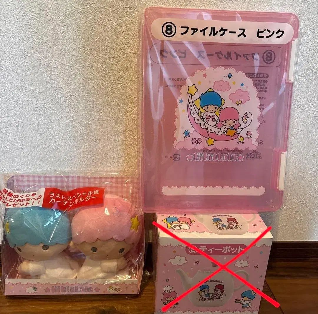 サンリオ キキララ クジ 8番賞 ファイルケース(ピンク) - メルカリ