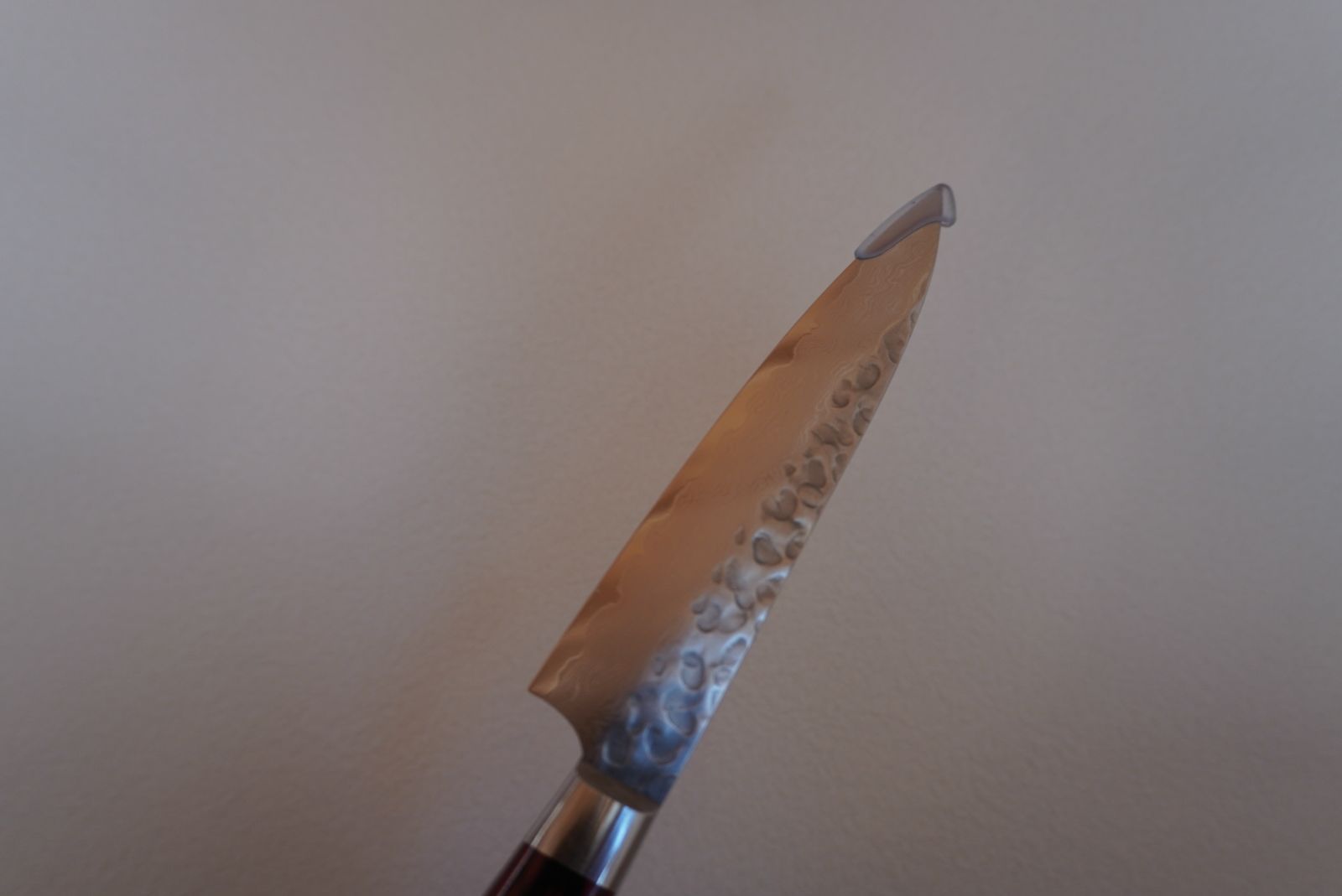 大 堺孝行 ペティナイフ 120ｍｍ マホガニー柄 黒色 漆柄 職人 KitcheNaviコラボ 特注品 両刃 さびにくい 国産 日本製