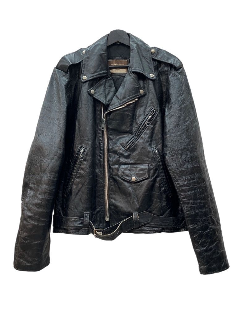 SEARS シアーズ 黒 レザージャケット Lサイズ　美品 シアーズ Sears Leather Shop Collection Double Riders Jacket ダブル