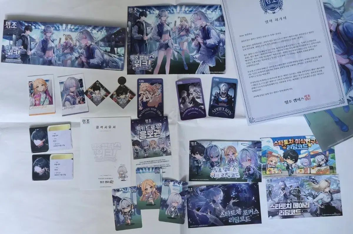 まとめ 명조 キャンパスウィーク 띵조 モニエ カルティシア ガルブレナ 学生証 リーディム 入学