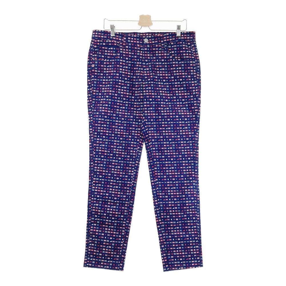 サイズ：6 JACK BUNNY ジャックバニー ストレッチパンツ 国旗柄