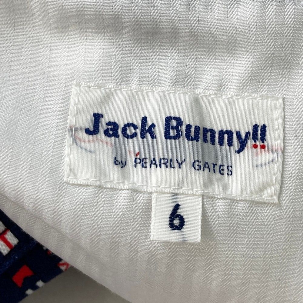 サイズ：6 JACK BUNNY ジャックバニー ストレッチパンツ 国旗柄