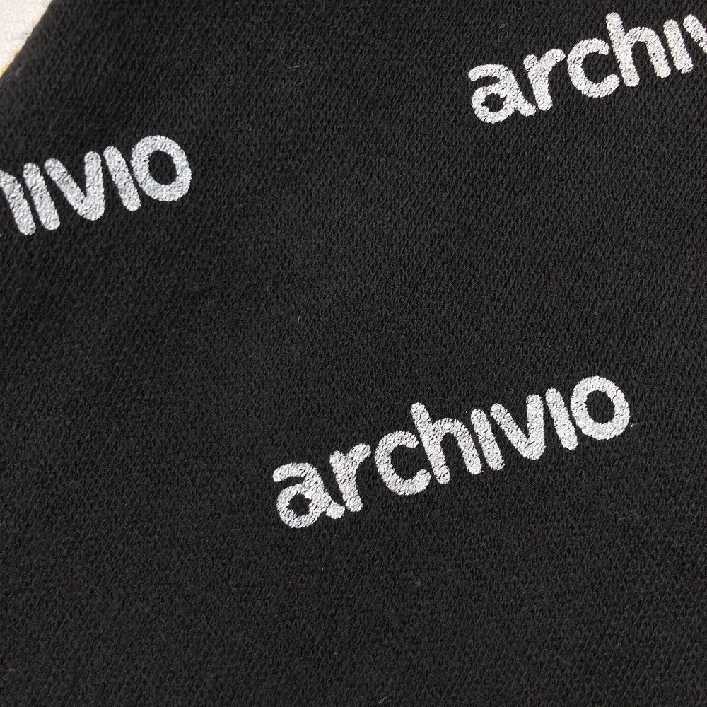 サイズ：36 ARCHIVIO アルチビオ 裏地付 ウール混 スカート ロゴ 総柄