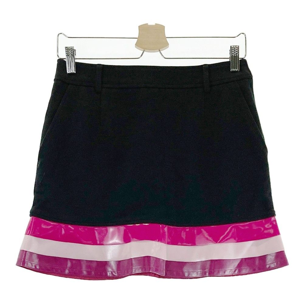 サイズ：38 ARCHIVIO アルチビオ 切替 ストレッチスカート ネイビー系