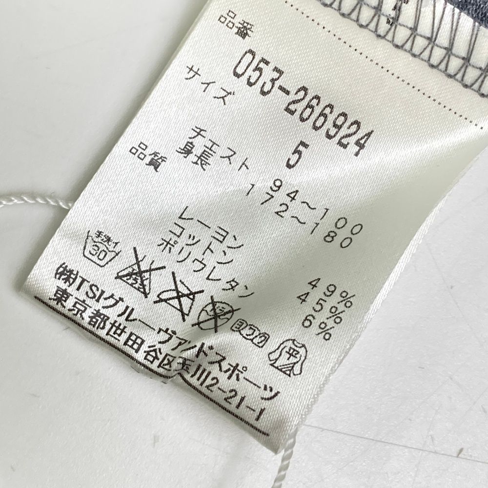 サイズ：5 PEARLY GATES パーリーゲイツ ハイネック 長袖Tシャツ