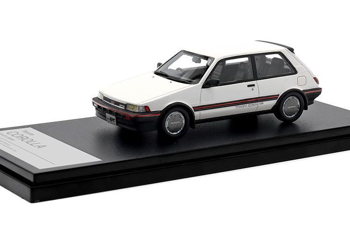 ハイストーリー 1|43 トヨタ カローラ FX-GT 1984 ホワイト Hi-Story 1 43 Toyota COROLLA White HS 453 WH