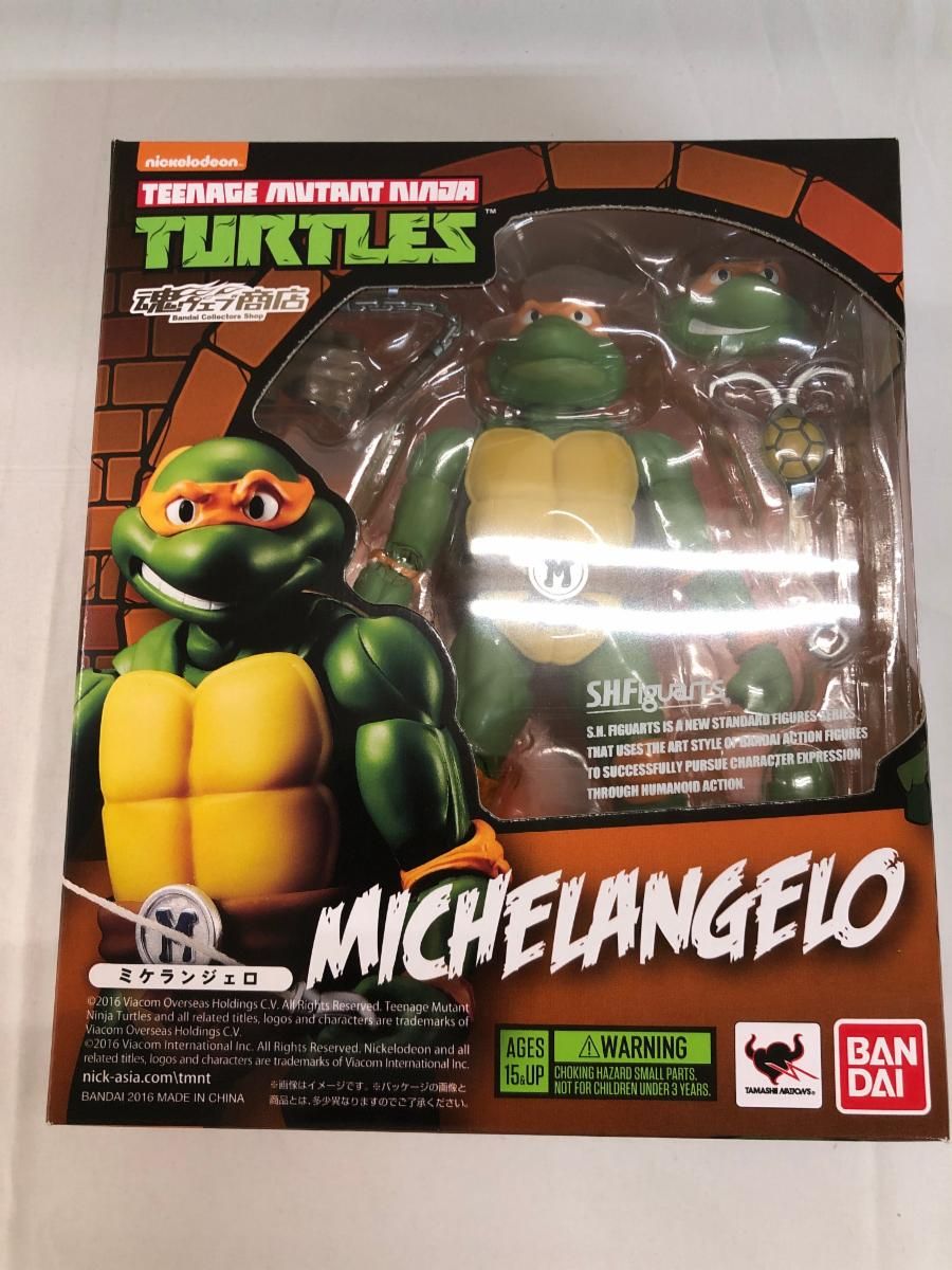 【中古品】Ninja Turtles ミケランジェロ ・ラファエロフィギュア ティーンエイジ・ミュータント・ニンジャ・タートルズ ミュー