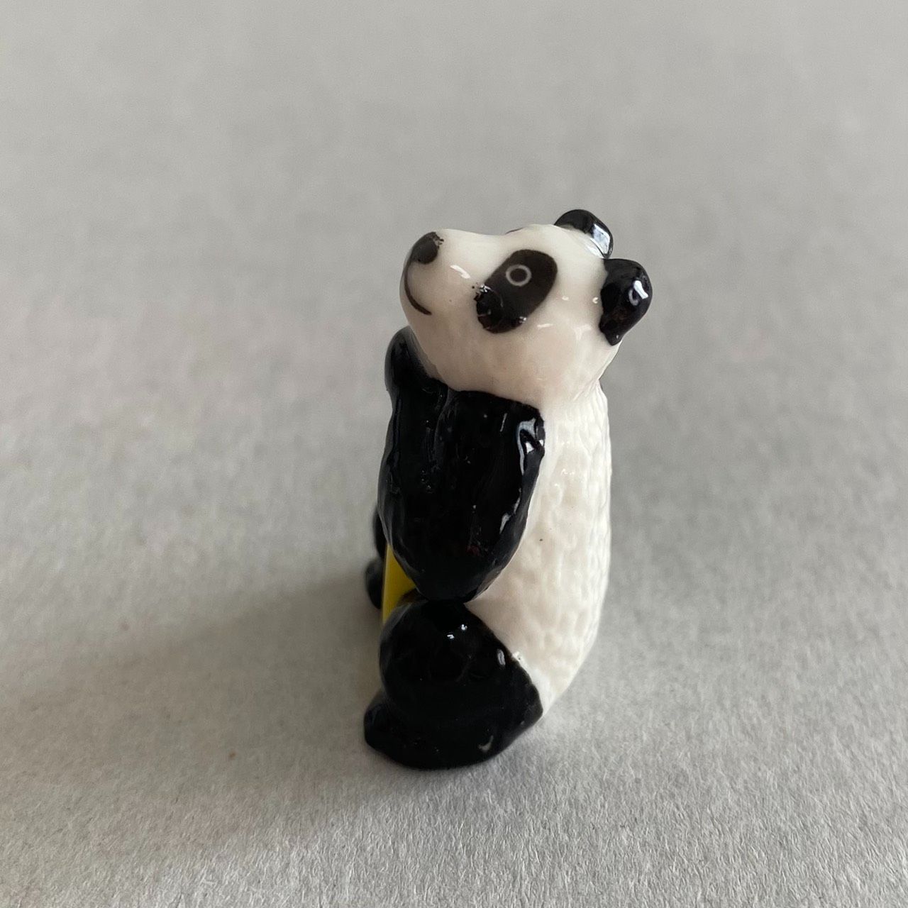 パンダ×蹄鉄のフェーブ／幸運を運ぶパンダ／フランス雑貨／陶器