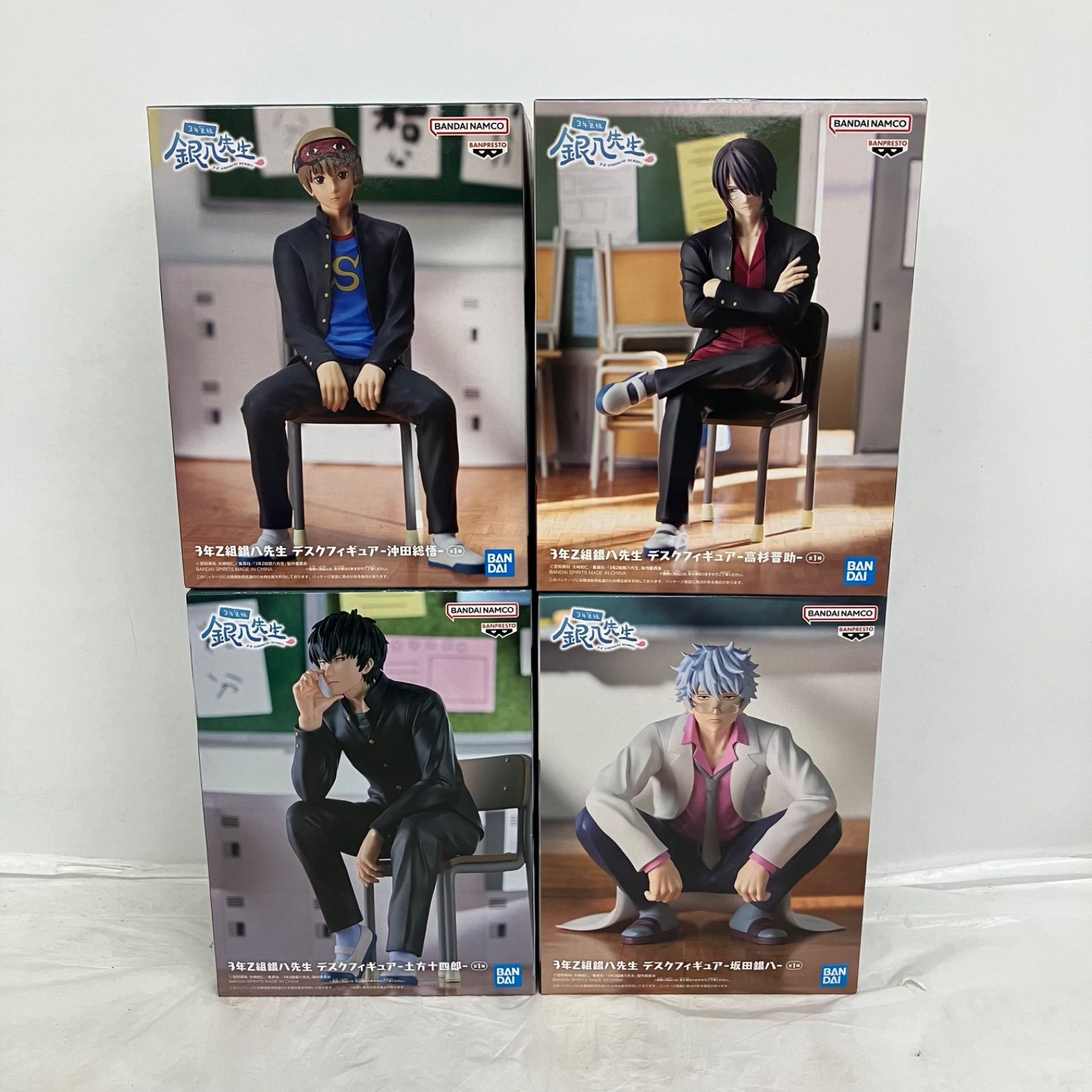 3年Z組銀八先生 デスクフィギュア　高杉晋助　土方十四郎　12個セット 3年Z組銀八先生 デスクフィギュア-高杉晋助-｜商品情報｜バンプレスト