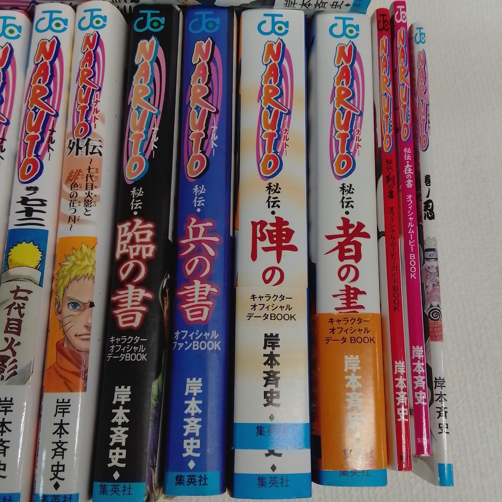 ☆①【未開封6冊】ナルト 全72巻・ボルト 全20巻・関連本10冊 コミック