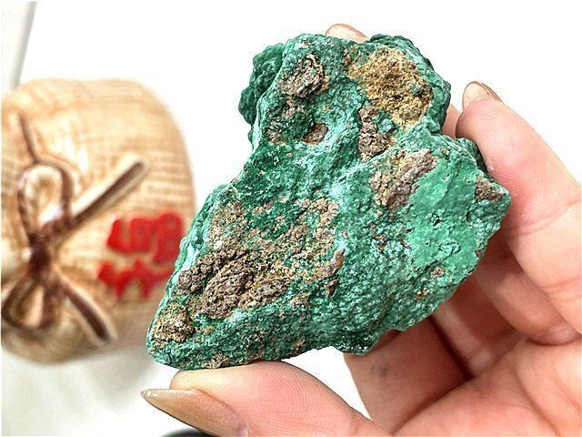 AAA級☆天然マラカイト原石YT7L3/45L09D - メルカリ