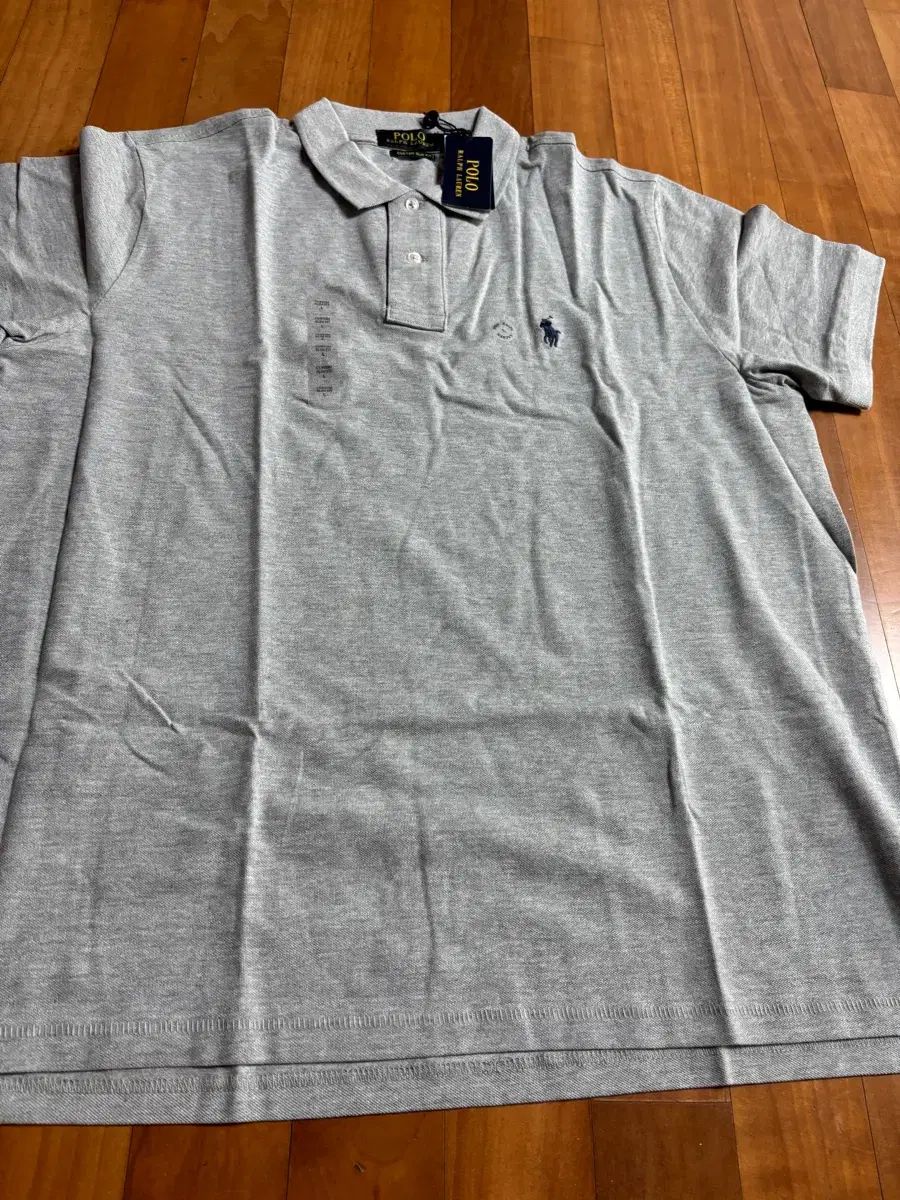 POLO RALPH LAUREN（ポロラルフローレン）グレー 半袖ポロシャツ タグ