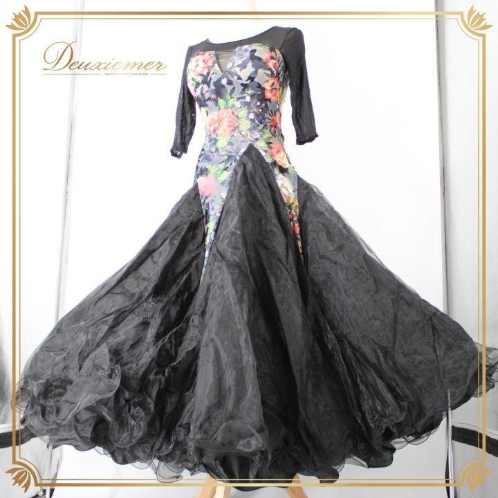 社交ダンス 衣装 スタンダード ドレス ワンピース パーティドレス