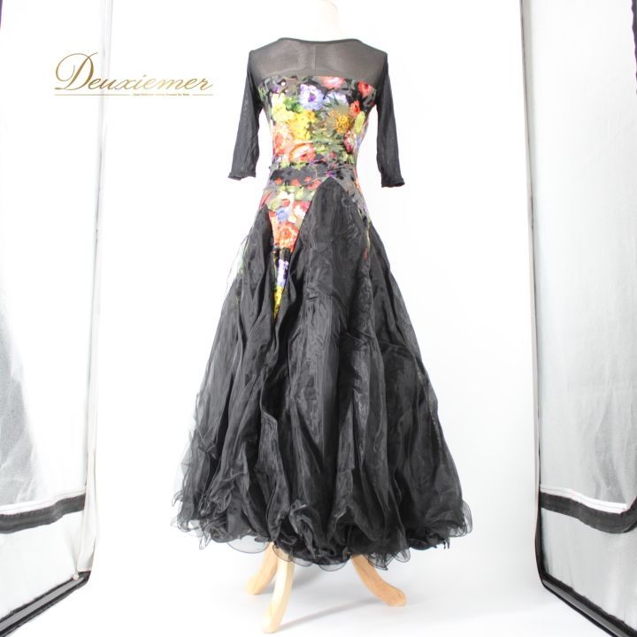 社交ダンス 衣装 スタンダード ドレス ワンピース パーティドレス