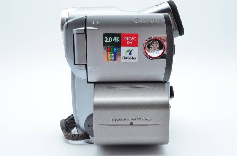 動作確認済み美品Canon　IXY DV M2 miniDV ビデオカメラ 動作美品】Canon IXY DV M2 MiniDv ビデオカメラ 1204