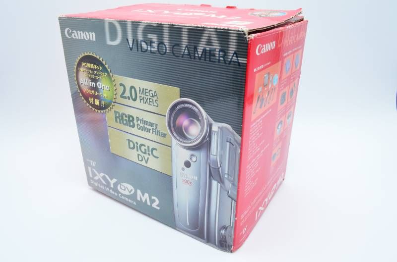 【録・再OK】 Canon IXY DV M2 ビデオカメラ miniDV 動作品】Canon キヤノン IXY DV M2 デジタルビデオカメラ MiniDV DIGIC
