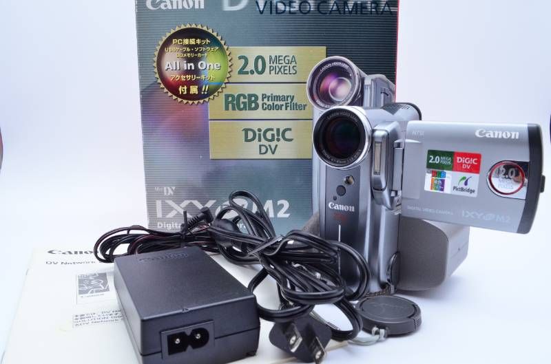 【動作美品】Canon IXY DV M2 MiniDv ビデオカメラ 1219 動作品】Canon キヤノン IXY DV M2 デジタルビデオカメラ MiniDV DIGIC