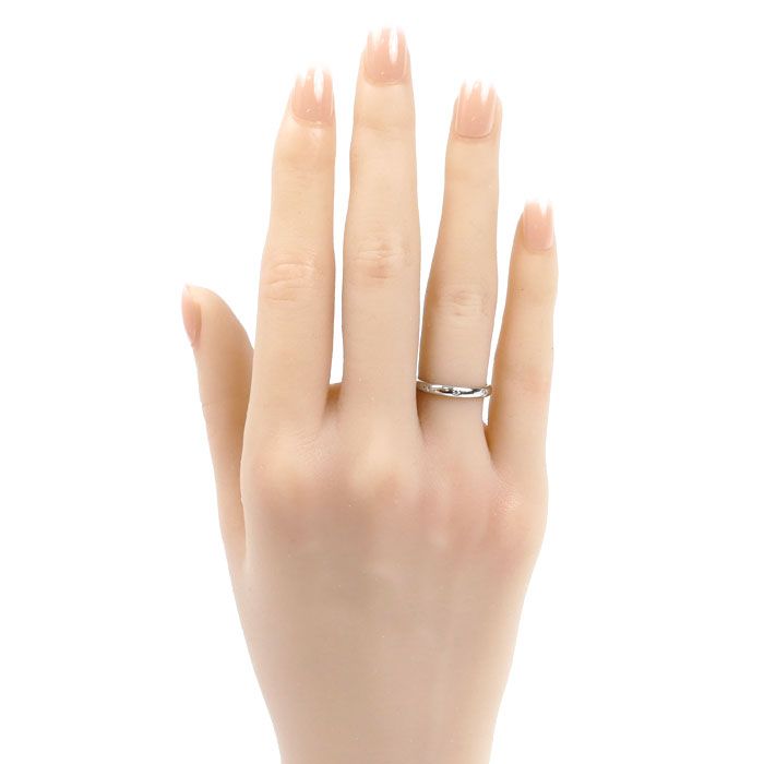 CARTIER カルティエ Pt950プラチナ 1895 ウェディング 3Pダイヤ リング