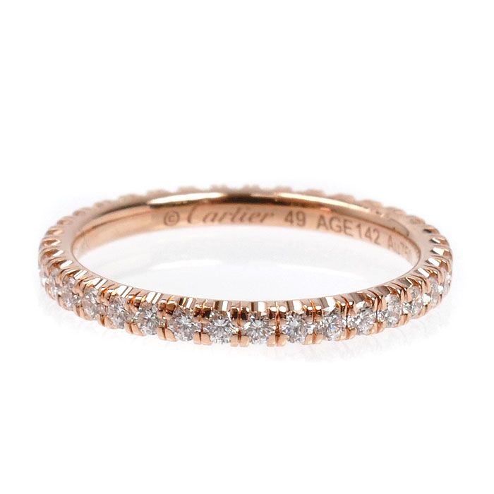 CARTIER カルティエ K18PG ピンクゴールド エタンセル フルエタニティ