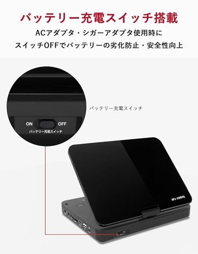  ダイニチ電子 メーカー M s CORTE 高精細液晶 HDMI出力対応 USB Type-C 4電源 10.1インチポータブルブルーレイプレーヤー メーカー直販で安心 4時間連続再生 バッテリー内蔵 バッテリーの劣化防止 8 afd 64 d その他 キッチン 食器