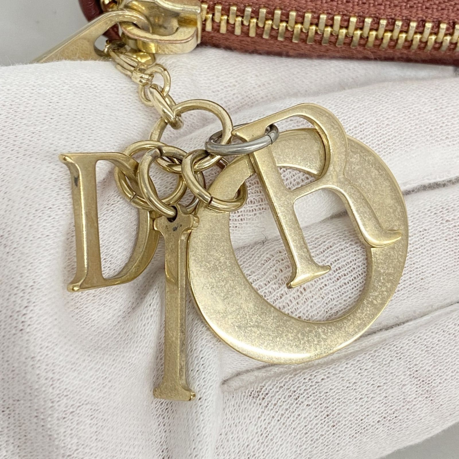 クリスチャンディオール　長財布　レディディオール　カナージュ 　ボルドー　正規品 クリスチャン・ディオール(Christian Dior) クリスチャンディオール 長