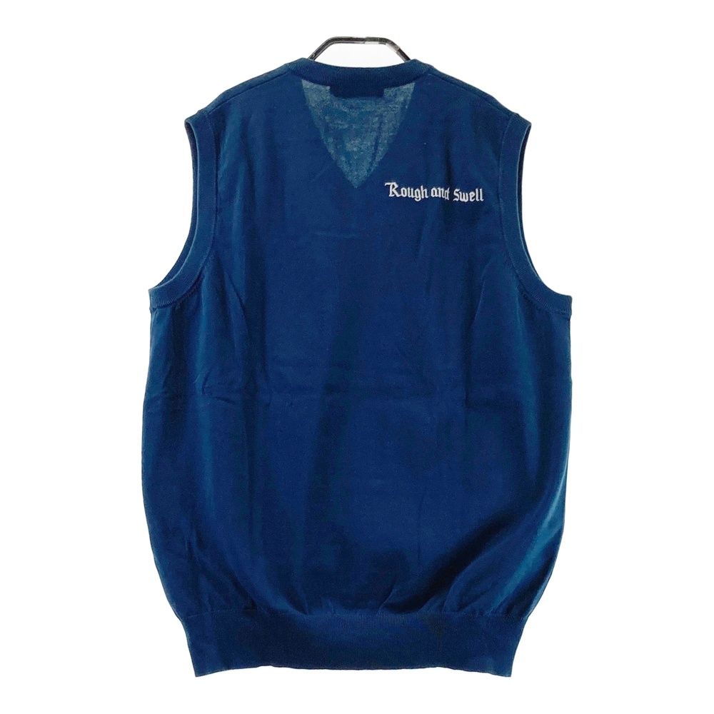 サイズ：L ROUGH&SWELL ラフアンドスウェル ロゴワッペン付き ニット