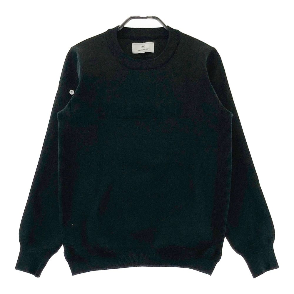 サイズ：M BRIEFING GOLF ブリーフィング 長袖ニットセーター ブラック