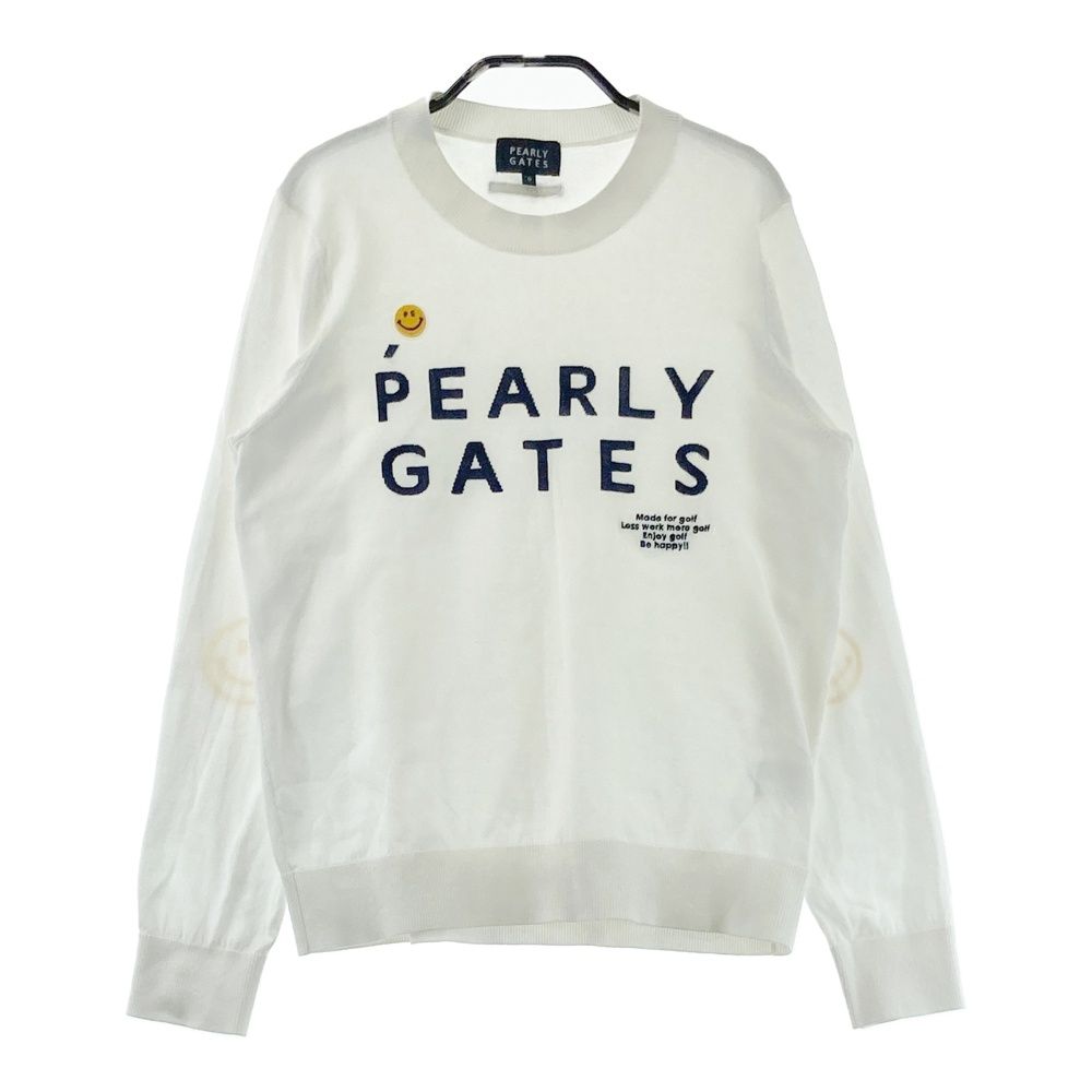サイズ：0 PEARLY GATES パーリーゲイツ ニットセーター ホワイト系
