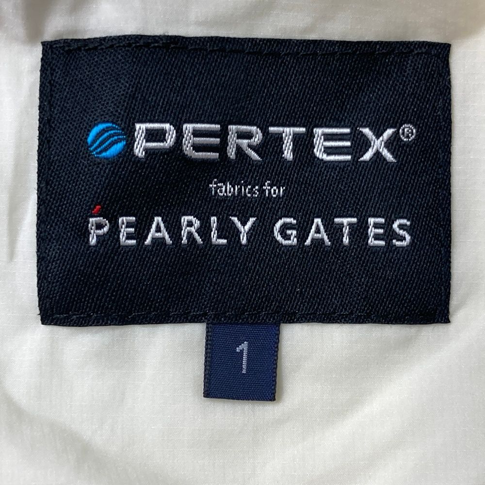 サイズ：1 PEARLY GATES パーリーゲイツ PERTEX ジップパーカー