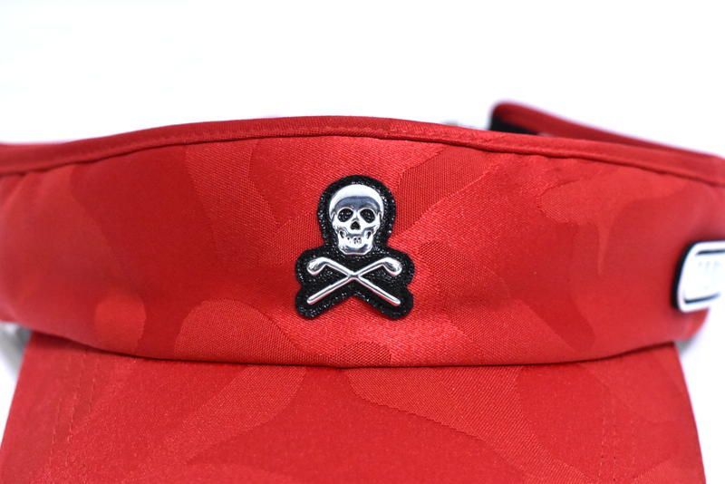 新品 MARK & LONA スカル カモ柄 サンバイザー MLF-1A-FC02 マーク