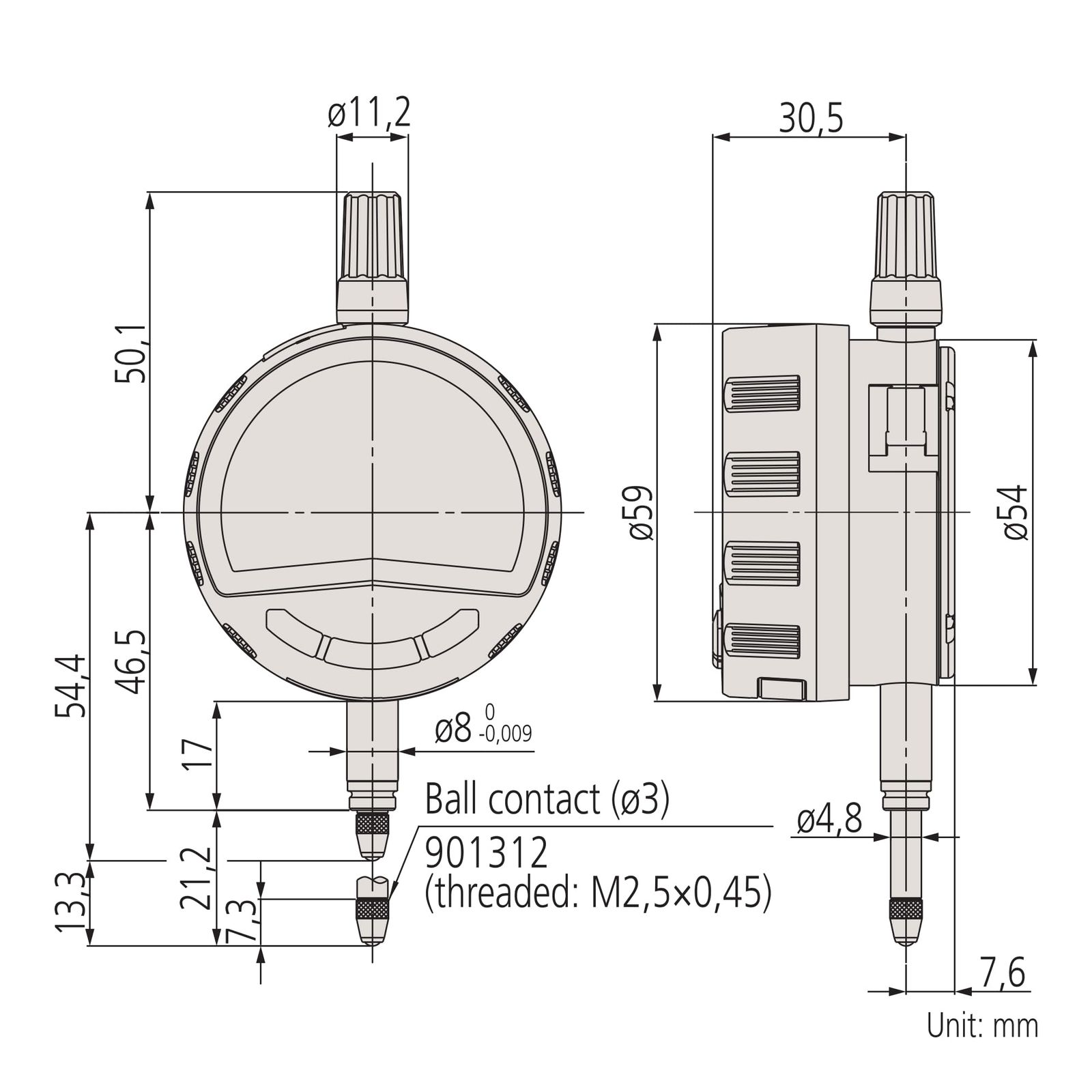  ミツトヨ デジマチックインジケータ 543-700 B ID- 光学機器 計測 検査