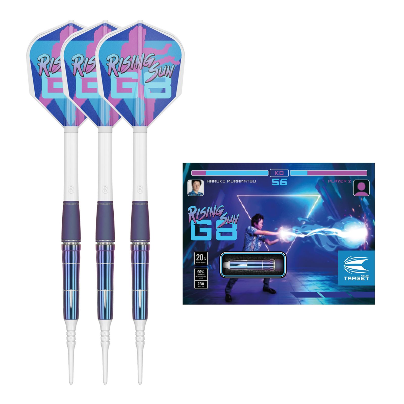 TARGET ターゲット RISING SUN G8 2BA SOFT TIP ライジングサン G8 2BA ソフトチップ