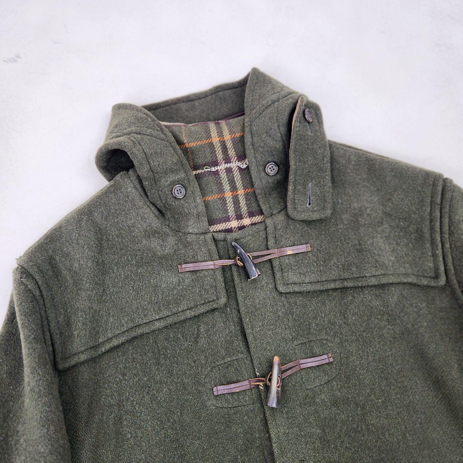 u*b様 Burberry ダッフルコート カーキ 中古・古着通販】BURBERRY (バーバリー) ロングダッフルコート カーキ