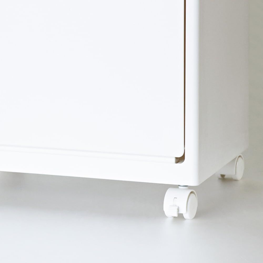  天馬 多段分別 ゴミ箱 3段 キャスター付き ホワイト ELP-3531 PROPRETE×e-LABO ゴミ袋 ポリ袋 レジ袋 掃除用具