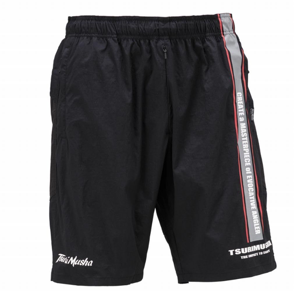 釣武者 コーデュラ ネオヒップガードショートパンツ ブラック
