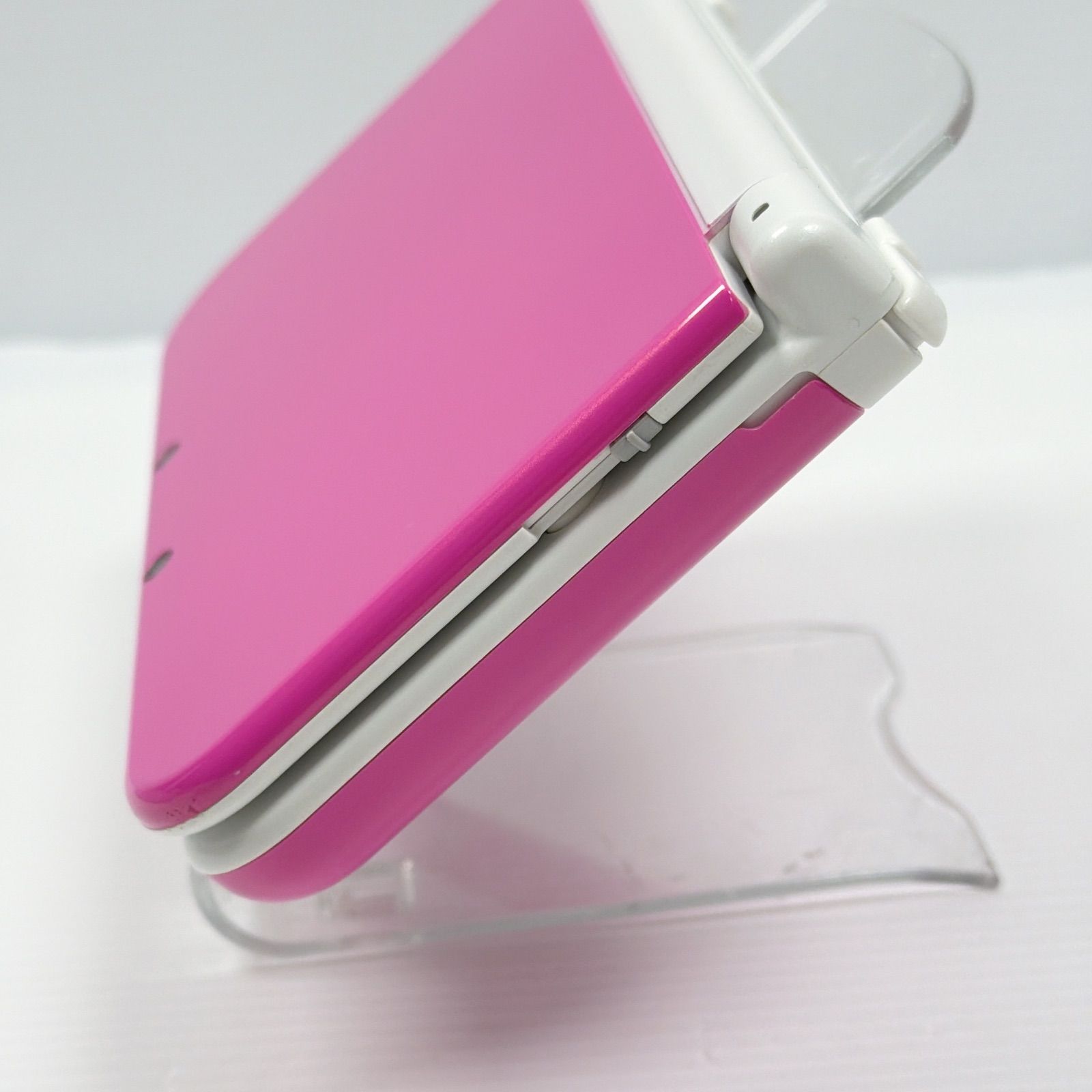 美品 New ニンテンドー 3DSLL ピンクホワイト 上画面IPS液晶 遊べる 